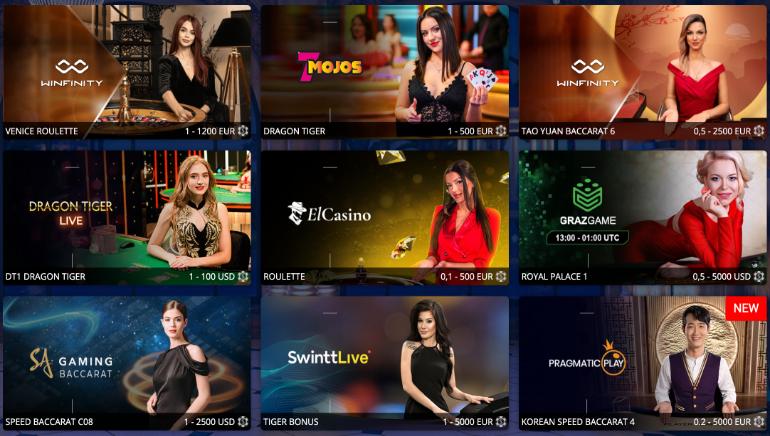 SpinBetter Live Games
